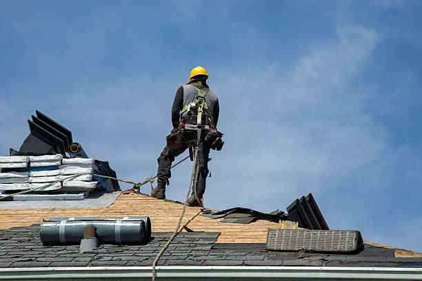 Professional Roofing technician working in Newbury, MA